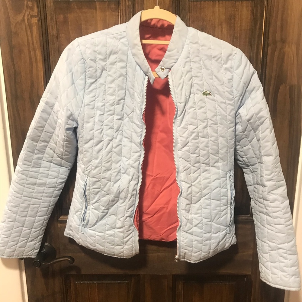 Lacoste lightweight puffer jacket